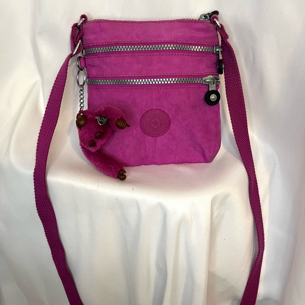 Purple Kipling crossbody bag